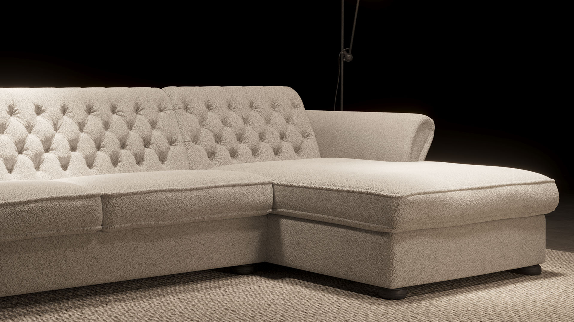UrbanSofa Calmont Loungebank x Templeton Ivory Stijl 1 collectie
