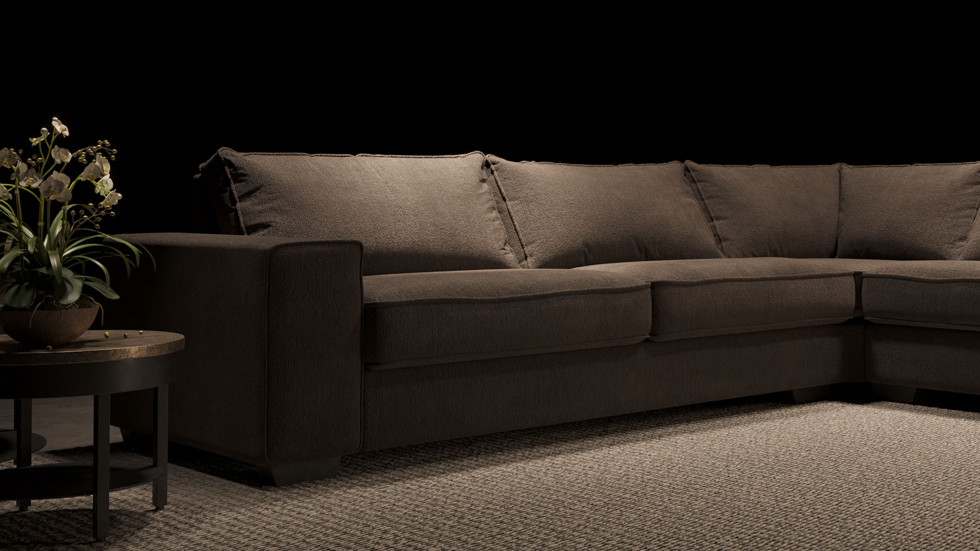 UrbanSofa Firenca Hoekbank Casia Ashton Desert Stijl 1 collectie