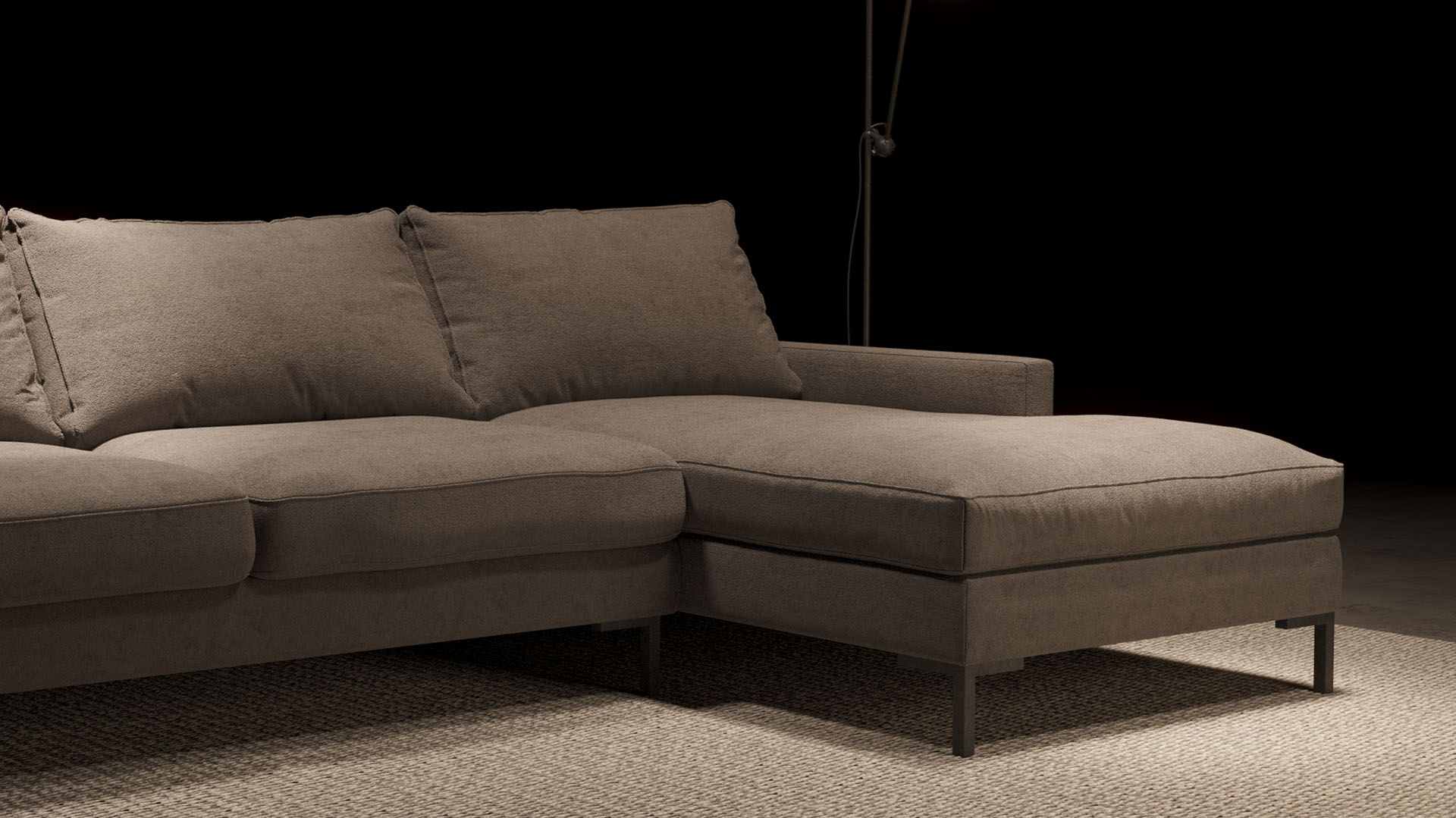 UrbanSofa Gino Loungebank Casia Castello Liver Stijl 1 collectie
