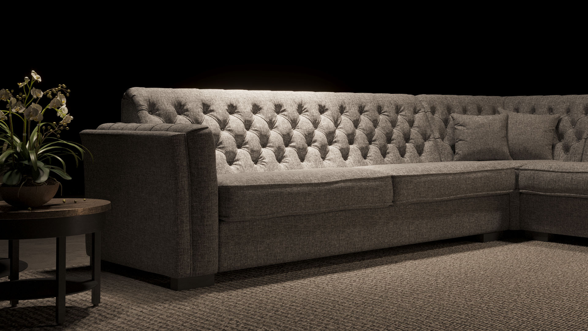 UrbanSofa Levante Hoekbank x Marseille Stone Stijl 1 collectie