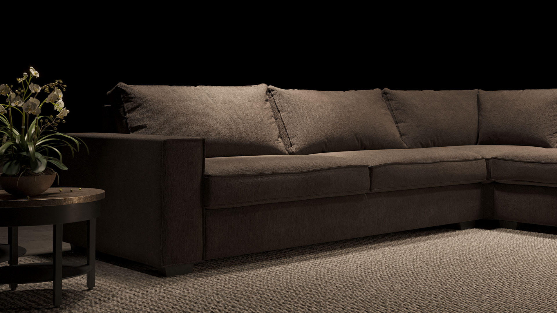 UrbanSofa Merano Hoekbank Casia Ashton Desert Stijl 1 collectie