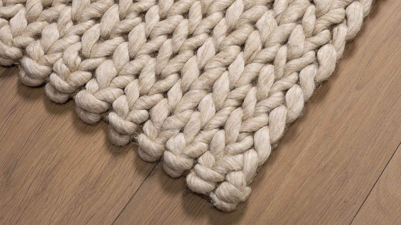 UrbanSofa Shantra Wool Cables Vloerkleed Detail Website
