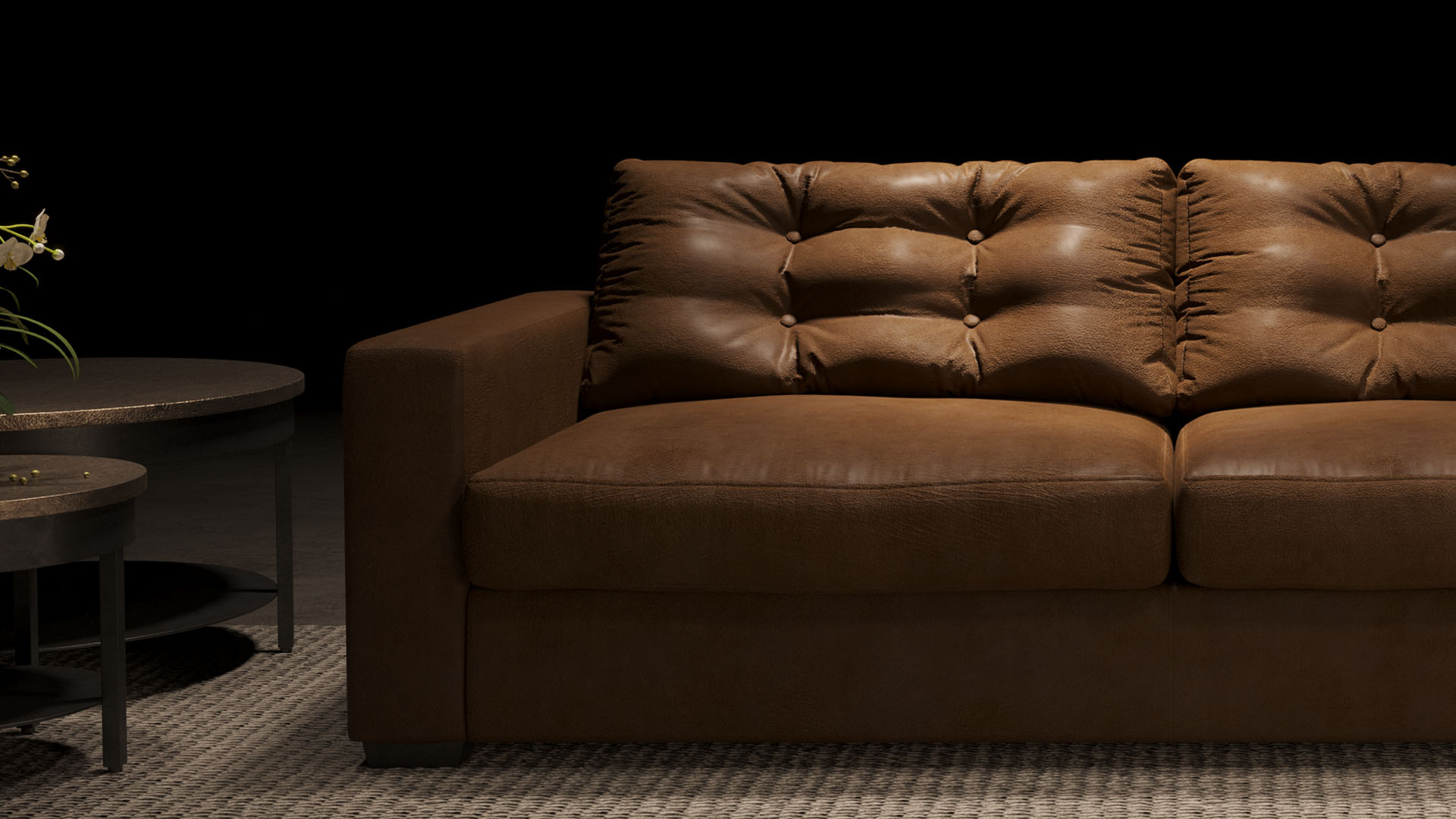 UrbanSofa Giorno Sofa Presto Gallardo Leder Brown Stijl 1 collectie