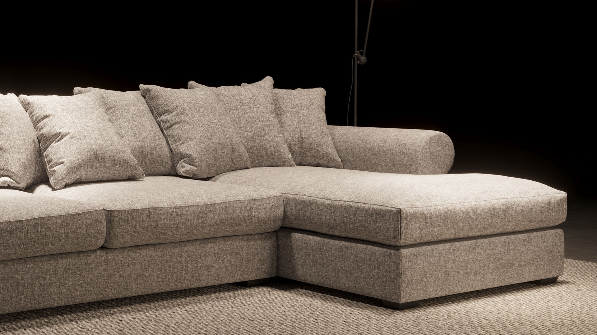 UrbanSofa Merlin Loungebank Vintage Marseille Sand Stijl 1 collectie