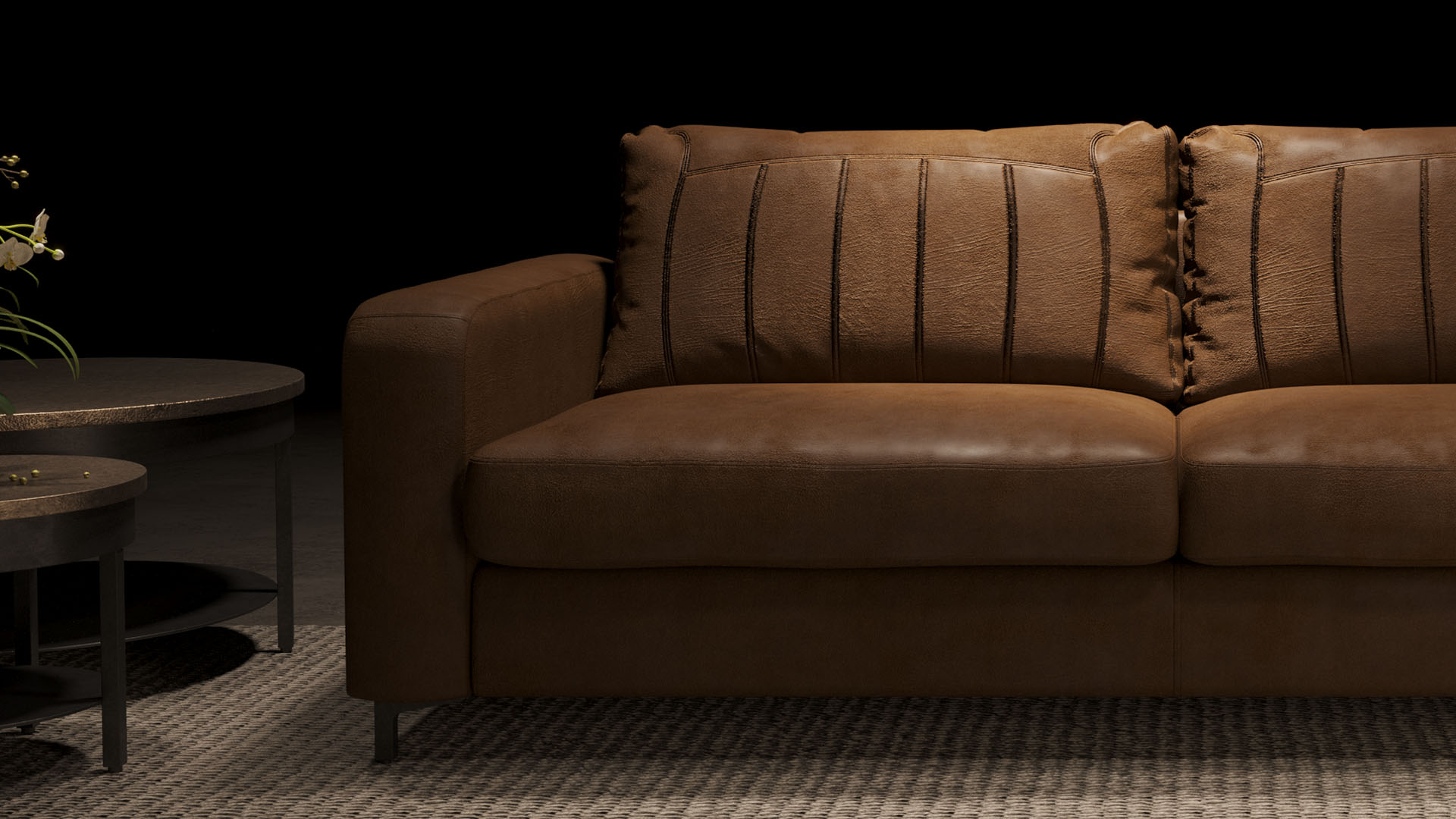 UrbanSofa Ryan Sofa x Gallardo Leder Brown Stijl 1 collectie