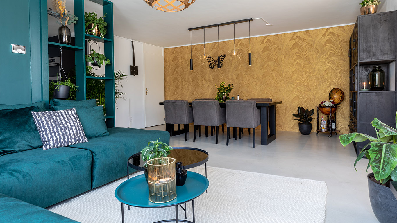 UrbanSofa SBS6 De Grote Tuinverbouwing Tommy hoekbank Raven eetkamerfauteuil Rocco eettafel header