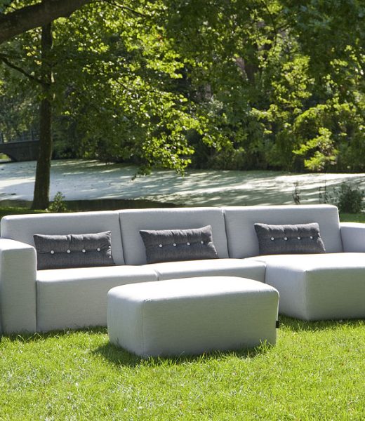 UrbanSofa Outdoor loungebank Provence grijs UrbanSofa Outdoor loungebank Provence grijs